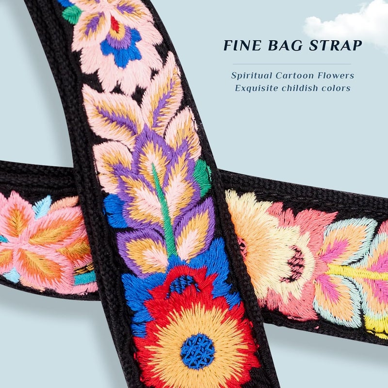 chushui Store Knit Purse Strap,Replacement Crossbody Wide Adjustable Shoulder Strap for Bag Handbag - Image 3